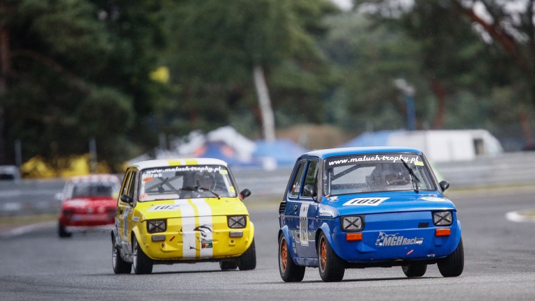 Jakub Litwin po wygranym wyścigu w DN-3 VIP 5. rundy Maluch Trophy 2022 na Torze Poznań