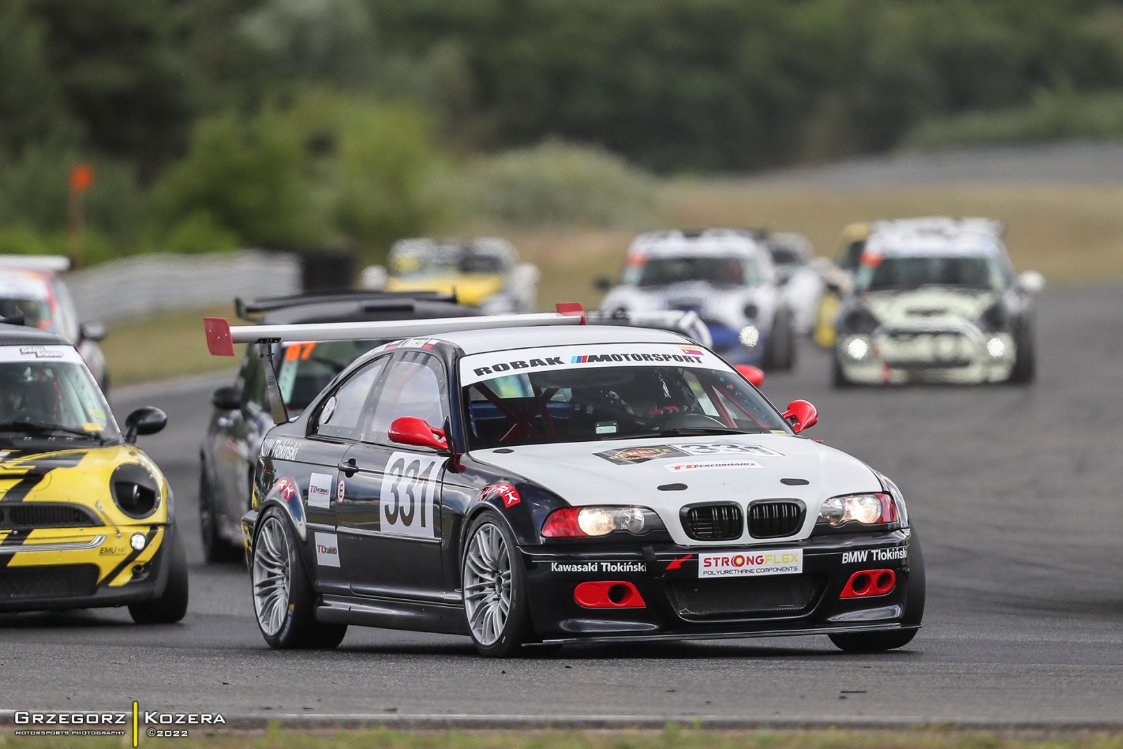 5. i 6. runda Wyścigowych Samochodowych Mistrzostw Polski 2022 - Fot. Grzegorz Kozera