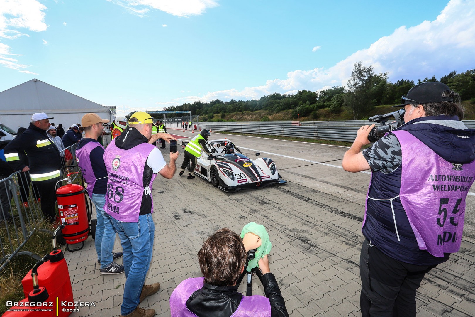5. i 6. runda Wyścigowych Samochodowych Mistrzostw Polski 2022 - Fot. Grzegorz Kozera