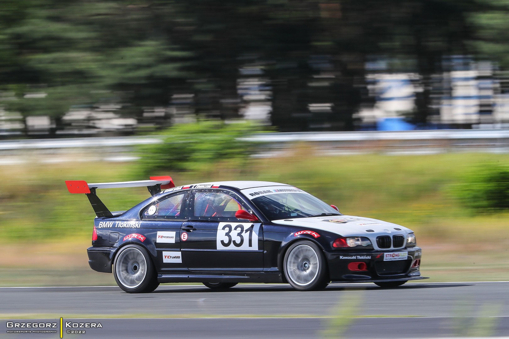 5. i 6. runda Wyścigowych Samochodowych Mistrzostw Polski 2022 - Fot. Grzegorz Kozera