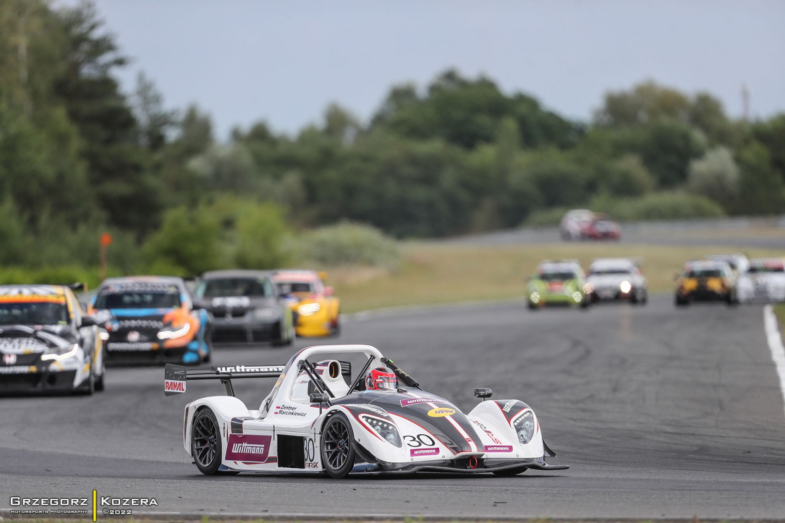5. i 6. runda Wyścigowych Samochodowych Mistrzostw Polski 2022 - Fot. Grzegorz Kozera