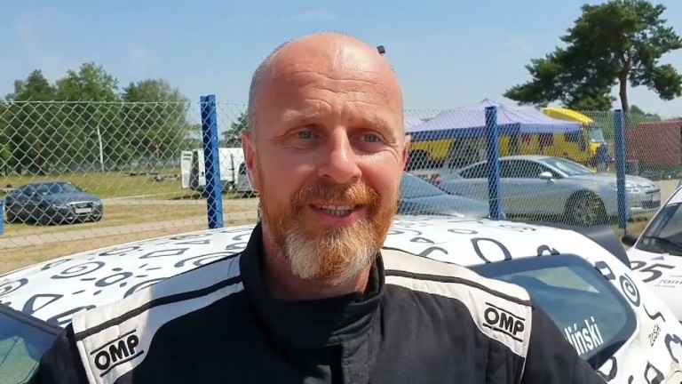 Michał Buliński po wyścigu D4 2000 N/A - 3. rundy WSMP 2022 na Torze Poznań