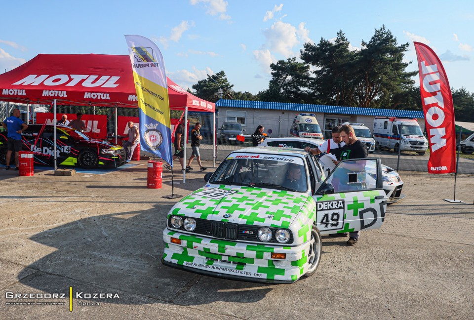 Trening przed 5. i 6. rundą Wyścigowych Samochodowych Mistrzostw Polski 2023 / 3. rundą Mistrzostw Polski Endurance - Fot. Grzegorz Kozera